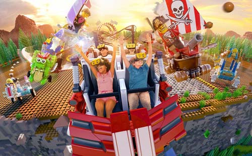 La nueva montaña rusa de Legoland Florida es virtual